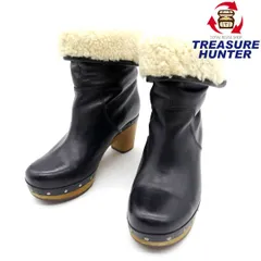 【中古】UGG アグ ムートンハイカットレザーブーツ 1958 22.0ｃｍ 【101043097006】
