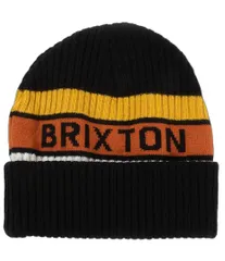 Brixton Rainier Striped Beanie Black ビーニー 送料無料のサムネイル