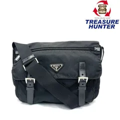 本物 プラダ PRADA ヴェラ ショルダーバッグ ポシェット ナイロン ブラック B5469F VELA バッグ 中古 PRADA - 本物 プラダ PRADA ヴェラ ショルダーバッグ ポシェット