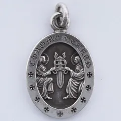 CHROME HEARTS オーバルエンジェルメダルチャーム V2 シルバーのサムネイル