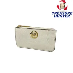 MICHAEL KORS マイケル・コース　キーリング付　コインケース　ホワイト　ロゴ 【101050350008】