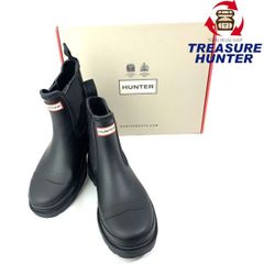 未使用【HUNTER】ブラックレインブーツ24cm - メルカリ