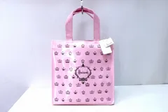 【224785】Harrods ハロッズ  タグ付き PVC ビニール トートバッグ ピンク