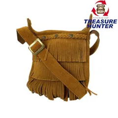 MINNETONKA ミネトンカ フリンジショルダーバッグ レザー キャメル フリンジ バッグ 鞄 【101056655001】