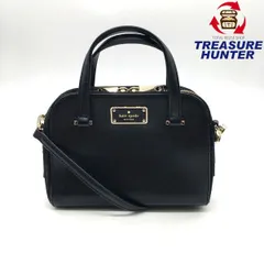 【中古】kate spade スエード×レザー ミニ2wayバッグ ブラック レディース ケイトスペード【101043339001】