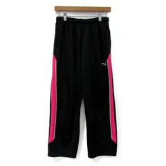 プーマ パンツ ボトムス ジャージ スポーツウエア キッズ 男の子用 160サイズ ブラック PUMA 【中古】