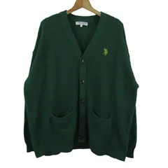ユーエスポロアッスン カーディガン トップス 長袖 Vネック ニット メンズ Lサイズ グリーン U.S. POLO ASSN. 【中古】のサムネイル