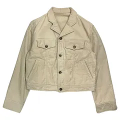 i.s. ISSEY MIYAKE(アイエス イッセイミヤケ) 93AW Short Cotton Tracker Jacket ショート丈 コットン トラッカー ジャケット IS33-FC002 M ベージュ 90’s 90年代 ヴィンテージ アーカイブのサムネイル