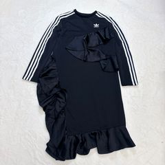 Eiei 様 adidas J KOOコラボフリルポンチョワンピースM - メルカリ