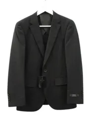 ナノユニバース nano universe The 1st Floor SPINNING STRETCH テーラード ジャケット 44 ブラック 黒 チェック ジャガード 上着 アウター