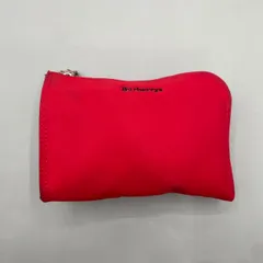 美品　BURBERRY バーバリー　マルチポーチ　化粧ポーチ　ロゴ　ノバチェック　ナイロン　赤　レッド　ヴィンテージ　archive