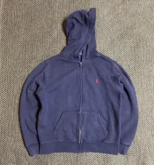 ポロラルフローレン ネイビー BOYS PLANET(ボイプラ) フーディー ジップアップ L