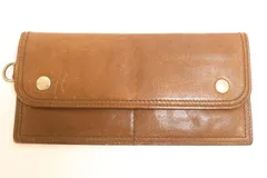 【中古】 PORTER メンズ長財布 -- 長財布 PORTER -- 茶 ブラウン レザー