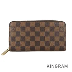 ルイ・ヴィトン LOUIS VUITTON ダミエ ジッピーウォレット N60015 PVC 長財布 ラウンドファスナー ju【中古】