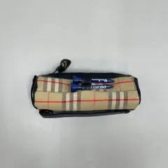 極美品　BURBERRY GOLF バーバリー　ゴルフボールケース　ボール入れ　ゴルフ用品　ノバチェック　黒　ブラックのサムネイル