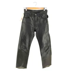 ユーズドフルギ USED古着 {{AERO LEATHER}} 初期タグ 90S STEERHIDE LEATHERパンツ メンズ US：28-29 