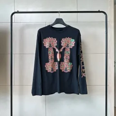 MONCLER モンクレール 1952 ロゴ 長袖 Tシャツ ブラック M