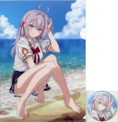 【中古】グッズセット アーリャ(アリサ・ミハイロヴナ・九条) A4クリアファイル＆缶バッジセット ティザービジュアル第2弾ver. 「時々ボソッとロシア語でデレる隣のアーリャさん」