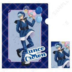 [중고] 클리어 파일 3. 랜스 크라운(checkered clothes) A4 클리어 파일 & 브로마이드 세트 [매쉬-MASHLE-]