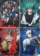 【中古】クリアファイル 全4種セット 「最強ガシャステーション特製 僕のヒーローアカデミアクリアファイル 2025」