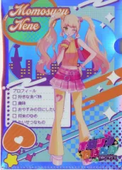 【中古】クリアファイル 桃鈴ねね オーロラA4クリアファイル 「バーチャルYoutuber ホロライブ ホロツリねぽらぼ POP-UP SHOP＆CAFE in ツリービレッジ」