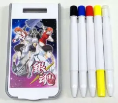 【中古】ペン 集合 銀魂特製マーカーセット 「劇場版 銀魂 完結篇 万事屋よ永遠なれ」 食魂プレゼントキャンペーンBコース当選品