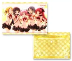 【中古】クリアファイル 集合 フタ付きクリアファイル 「魔法少女まどか☆マギカ」