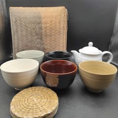TABLE WEARS 陶器カップ 2個セット 竹製ケース付 - メルカリ