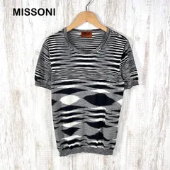 【新品未使用】MISSONI ミッソーニ 半袖 ニット MISSONI(ミッソーニ) 半袖ニット マルチカラー サイズ 44｜【公式