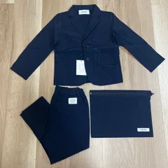 【226750】generator ジェネレーター  新品　キッズ　スーツセットアップ　ポーチ付属　フォーマル　タグ付き　120  ・ ネイビー