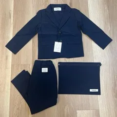 【226749】generator ジェネレーター  新品　キッズ　スーツセットアップ　ポーチ付属　フォーマル　タグ付き　110  ・ ネイビー