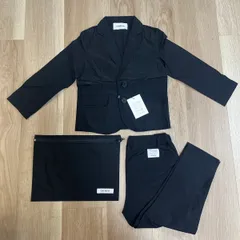 【226748】generator ジェネレーター  新品　キッズ　スーツセットアップ　ポーチ付属　フォーマル　タグ付き　110  ・ ブラック