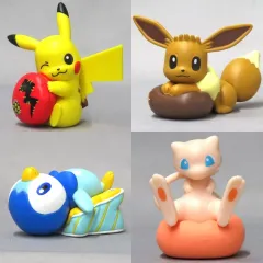 【中古】トレーディングフィギュア 全4種セット 「ポケモン おうちで!りらくっしょんマスコット party」