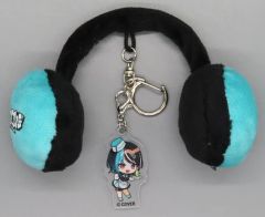 FLOWGLOW タワレコカフェ ヘッドホンキーホルダー 輪堂千速 ステッカー
