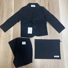 【226765】generator ジェネレーター  新品　キッズ　スーツセットアップ　ポーチ付属　フォーマル　タグ付き　110  ・ ブラック