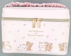 【中古】バッグ チャイロイコグマ＆コリラックマ バニティポーチ 「リラックマ コリコグストア～くまきゅん フラワーマルシェ～」