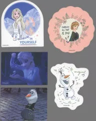 【中古】シール・ステッカー アナと雪の女王 ダイカットステッカーセット 「Happyくじ Disney Wishing Stars」 J賞