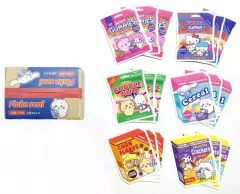 【中古】シール・ステッカー 集合 スーパーマーケットな箱付きフレークシール 「ちいかわ なんか小さくてかわいいやつ×サンリオキャラクターズ」