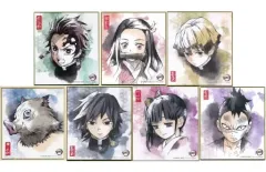 【中古】紙製品(キャラクター) 全7種セット 「鬼滅の刃 ミニ色紙コレクション」