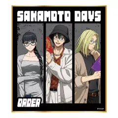 【中古】紙製品 大佛＆南雲＆神々廻(半身) 「SAKAMOTO DAYS トレーディングミニ色紙 眼鏡Style」