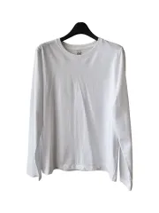 55-66) 白 ストレートフィット Tシャツ