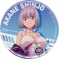 [중고] 배지·핀즈 신조 아카네 캔 배지(특전 ver.)[어디 프라×복권 메이트 SSSS.GRIDMAN 온라인 복권] 구입 특전