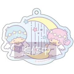 【中古】キーホルダー エンジェル(キキ＆ララ) 「サンリオキャラクターズ リトルツインスターズ トレーディングオーロラアクリルキーホルダー」