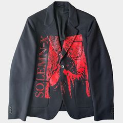 RAF SIMONS 22ssテーラードジャケット グラフィックプリント - メルカリ