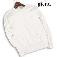 gicipi ジチピ 通年★ プルオーバー リブ カットソーニット  セーター イタリア製 Sz.1 レディース 白のサムネイル