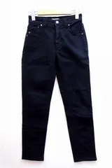 【231120】YANUK ヤヌーク  ルース RUTH スリムテーパード デニム  21inch 57134064 ブラック