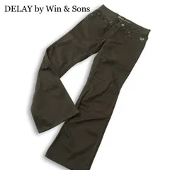 DELAY by Win & Sons ウィンアンドサンズ 通年★ 刺繍 フレア ブーツカット パンツ 日本製 Sz.1 メンズのサムネイル