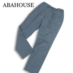 ABAHOUSE アバハウス 通年★ Circle Mova ポンチ ツイル  ストレッチ プリント イージー パンツ スラックス Sz.46 メンズのサムネイル