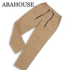 ABAHOUSE アバハウス 通年★ ストレッチ ナイロン アンクル トラウザー イージー パンツ Sz.44 メンズのサムネイル