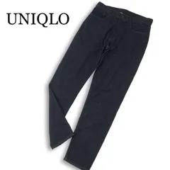 26SS★ UNIQLO ユニクロ 通年★ 【EZYジーンズ】 インディゴ ストレッチ スリム デニム パンツ Sz.L メンズ